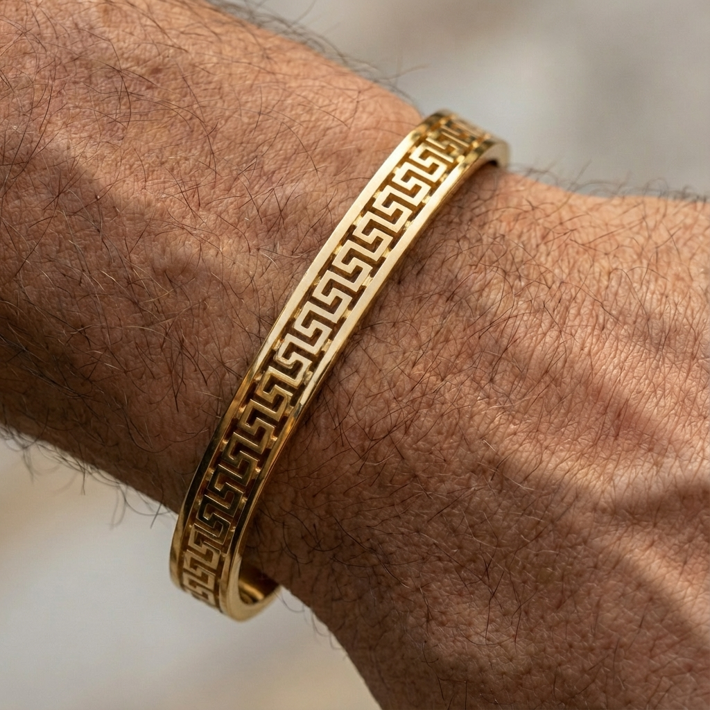 Greek Pattern Bracelet
